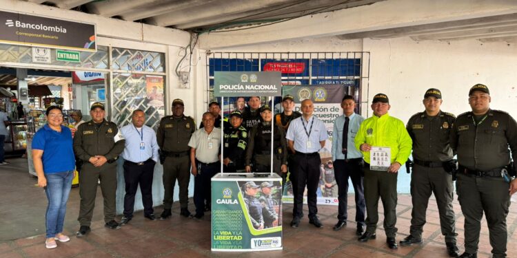Autoridades realizan jornada de prevención contra el secuestro y extorsión en Riohacha
