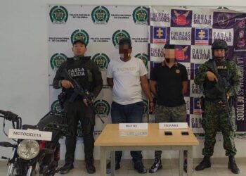 Ejército Nacional capturó en flagrancia a dos presuntos integrantes del Clan del Golfo en Riohacha