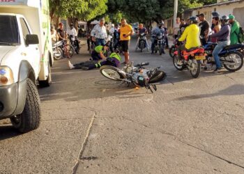Dos accidentes de tránsito se registraron en diferentes sectores de la ciudad de Riohacha