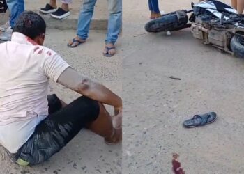 Hombre resultó herido en medio de un accidente de tránsito en el Distrito de Riohacha