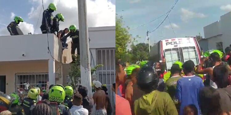 Alteración de orden público en el barrio 31 de Octubre dejó un hombre capturado y un policía herido