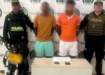 Capturan a dos hombres por el delito de hurto en Fonseca