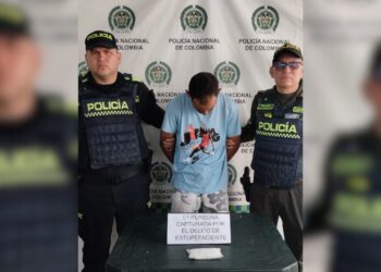 Capturado hombre con 37 bolsas plásticas de base de cocaína en el barrio Centro de Maicao