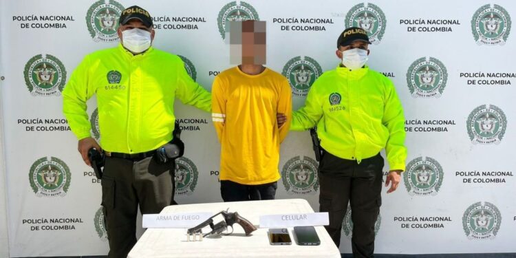 Capturan a alias ‘Duende’ presunto miembro del grupo criminal autodenominado ‘La Muerte’ en Santa Marta