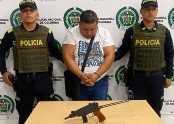 Detenida  una persona en Riohacha por porte ilegal de arma de fuego