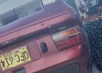 Un hombre resultó herido en un accidente de tránsito en el barrio Jorge Pérez  de Riohacha