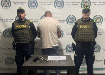 En Villanueva fue capturada una persona por homicidio y porte ilegal de armas de fuego