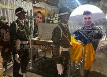 La tarde del domingo llegaron a El Zulia los restos mortales del soldado fallecido de dos disparos en Riohacha