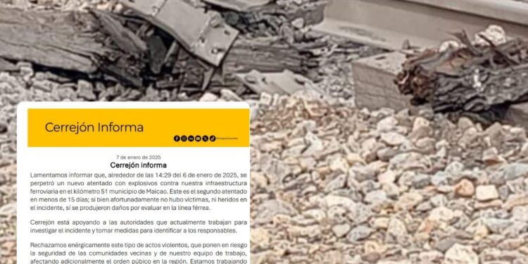 La empresa Cerrejón se pronuncia sobre el nuevo atentado