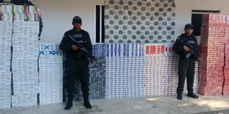 GOES incauta 700.000 unidades de cigarrillos de contrabando sobre la Troncal del Caribe