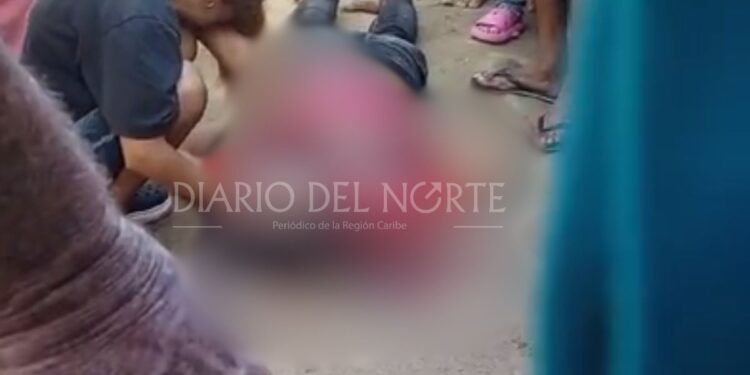 Un hombre muerto en medio de un atentado sicarial entre el barrio Ranchería y 7 de Agosto de Riohacha