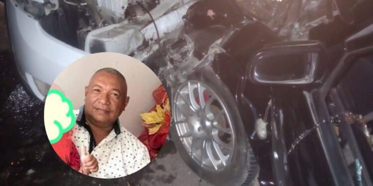 Choque entre dos vehículos deja a un hombre muerto en la vía nacional en Barrancas