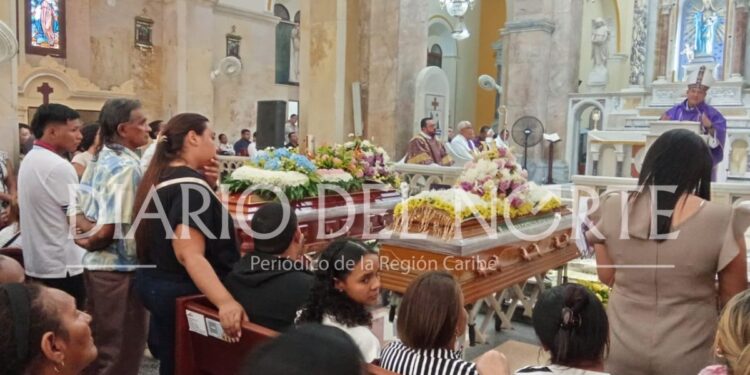 En la Catedral Nuestra Señora de los Remedios realizan eucaristía de los esposos Leana Pitre Ruíz y Armando Cotes
