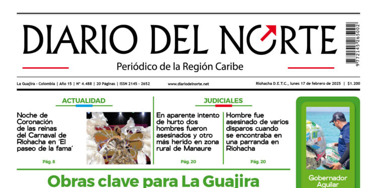 Esta es nuestra edición de hoy lunes 17 de febrero de 2025