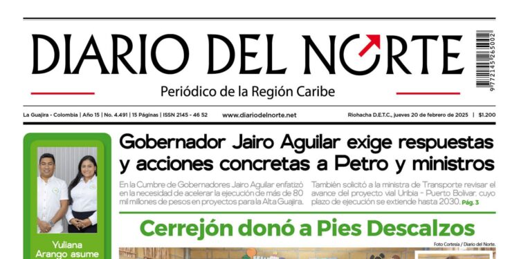 Esta es nuestra edición de hoy jueves 20 de febrero de 2025