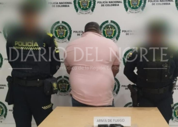Capturado en Riohacha por porte ilegal de arma de fuego