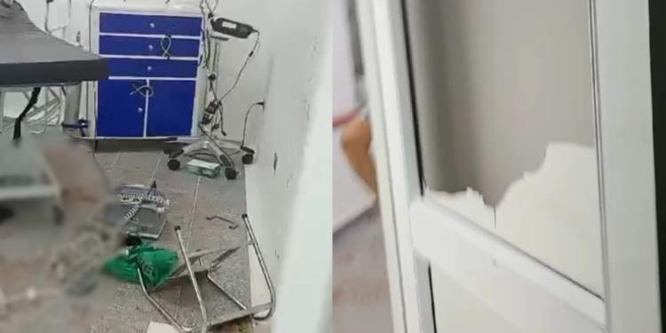 Acompañantes de joven herido a bala desatan caos y violencia en centro de salud en Barranquilla