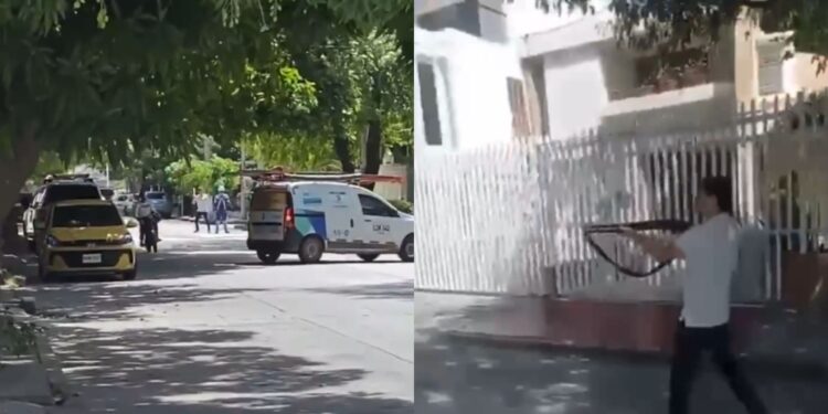 Hombre amenazó con una escopeta a operario de Air-e en Santa Marta para evitar suspensión de servicio