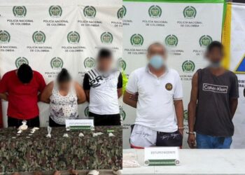 Capturan a cinco personas con dosis de estupefacientes en el centro de Maicao
