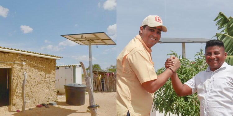 160 comunidades indígenas de Manaure cuentan con energía eléctrica gracias a un proyecto de energía fotovoltaica