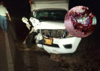 Triple choque en la vía Buenavista – San Juan del Cesar deja varios heridos