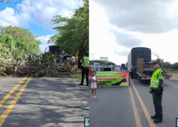 Nuevos bloqueos se mantienen en las vías del departamento de La Guajira