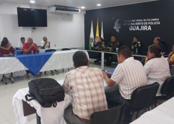 El departamento de Policía La Guajira conmemoró el Día del Periodista con los que manejan la fuente judicial