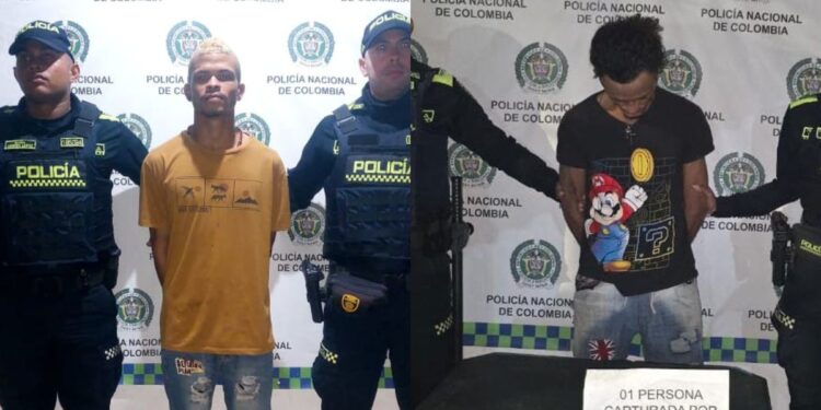 Capturan a dos personas e incautan estupefacientes en operativos en Maicao