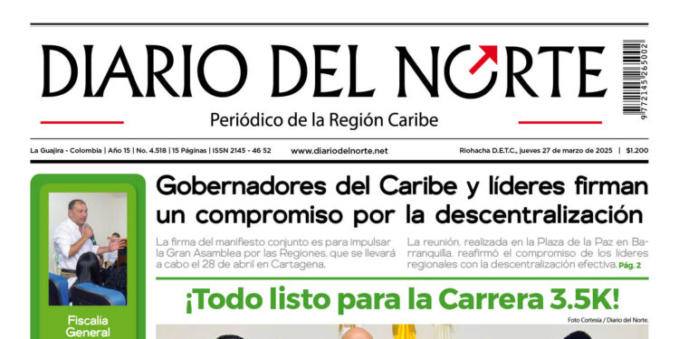 Esta es nuestra edición de hoy jueves 27 de marzo de 2025