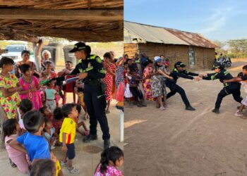 Grupo de Protección de Infancia y Adolescencia realiza jornada de integración y aprendizaje en Manaure