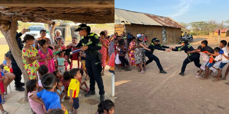 Grupo de Protección de Infancia y Adolescencia realiza jornada de integración y aprendizaje en Manaure