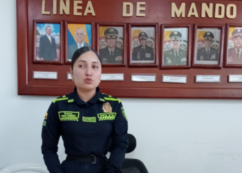 Yesica Paola Ramírez Vargas, primera mujer en asumir la comandancia de la Policía en Barrancas