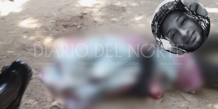 Joven asesinado en atentado sicarial en el barrio Dividivi de Riohacha