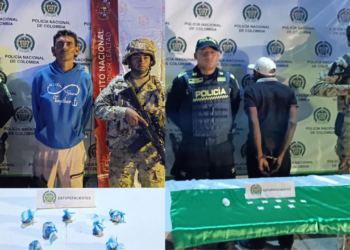 Capturan a dos personas con marihuana y cocaína en Maicao