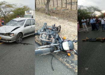 Dos personas resultaron heridas en accidente de tránsito en la vía Riohacha – Maicao