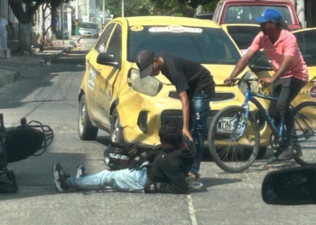 Hombre resulta herido en accidente de tránsito en Riohacha