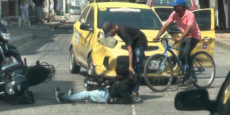 Hombre resulta herido en accidente de tránsito en Riohacha