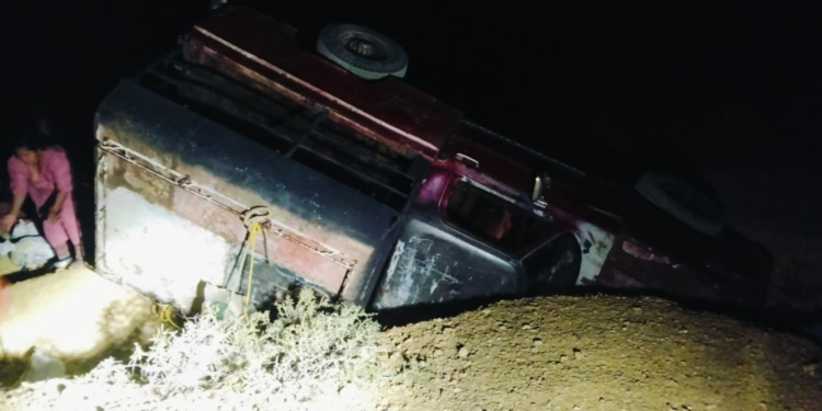 Varias personas resultaron heridas en accidente de tránsito en zona rural de Uribia