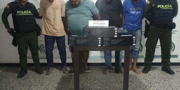 Capturan a cinco personas por el presunto delito de hurto en San Juan del Cesar