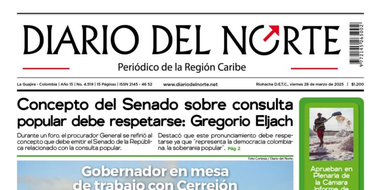 Esta es nuestra edición de hoy viernes 28 de marzo de 2025