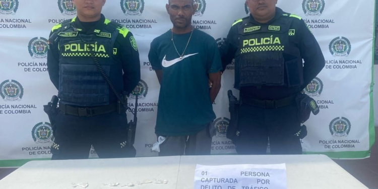 Capturan a un hombre con 40 gramos de cocaína en Maicao