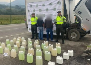 Desmantelan transporte ilegal de insumos para narcóticos en Meta