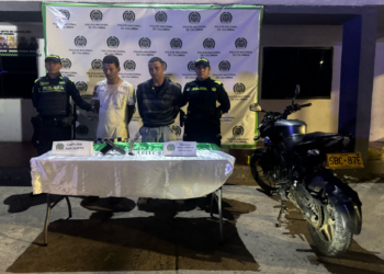 Capturan a dos hombres en Maicao por hurto y porte ilegal de armas
