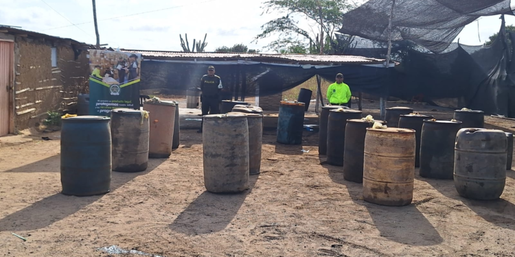 Aprehenden 700 galones de ACPM de contrabando en Maicao