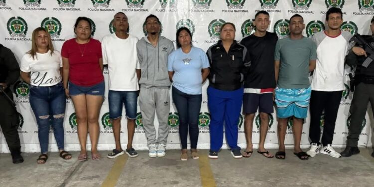 Capturan a 17 presuntos responsables de los delitos de extorsión, homicidio y tráfico de armas en Barranquilla