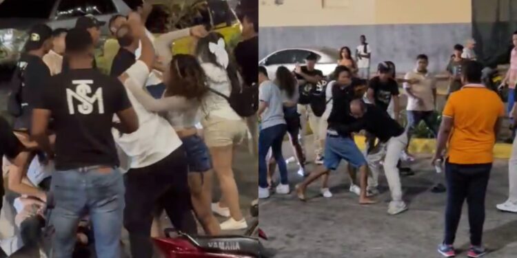 Fuerte riña entre varias personas alteró el orden público la madrugada de este lunes en Riohacha