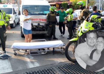 Accidente de tránsito en barranquilla: pareja de esposos fallece tras ser arrollados por una ambulancia