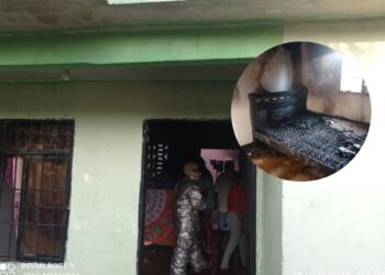 Perdidas materiales dejó un incendio en el barrio El Retorno de Fonseca