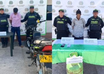 Capturan a dos personas por el presunto delito de hurto en una vivienda en Maicao