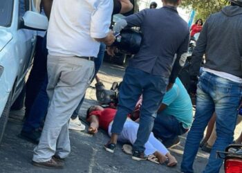 Una mujer resultó herida en medio de un accidente de tránsito en Riohacha